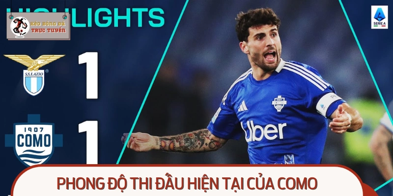 Phong độ thi đấu của Como