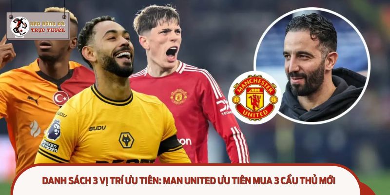Cuộc cách mạng chuyển nhượng bắt đầu: Man United ưu tiên mua 3 cầu thủ mới!