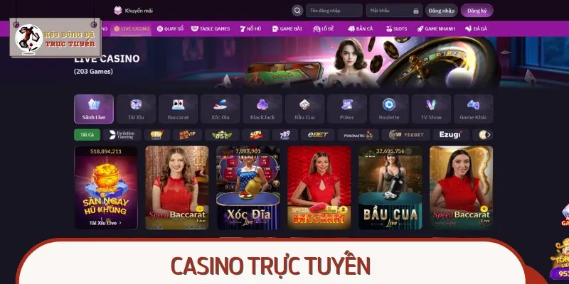 Casino được coi là sảnh game có sức hút lớn mạnh nhất tại đây